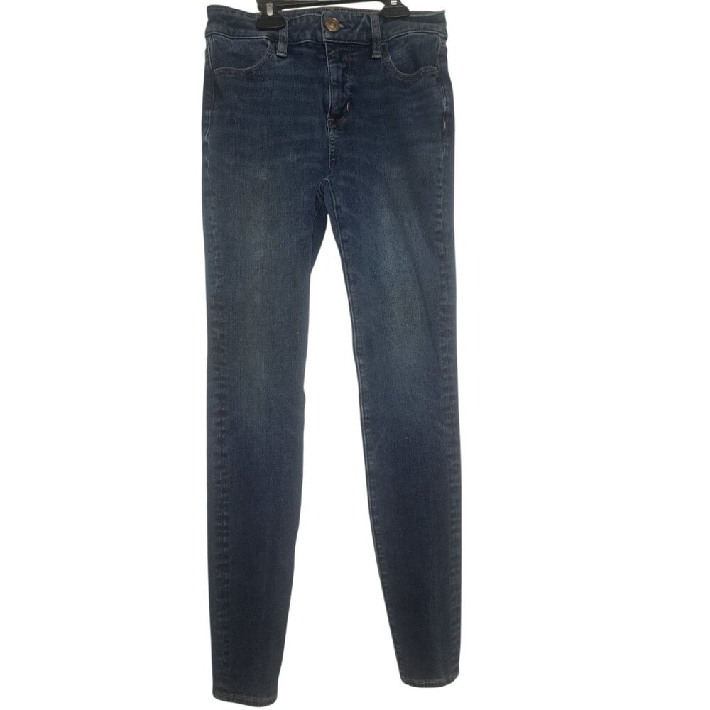 American Eagle Outfitters The Dream Jean Hi-Rise Jegging Womens Sz 0 Long Blue